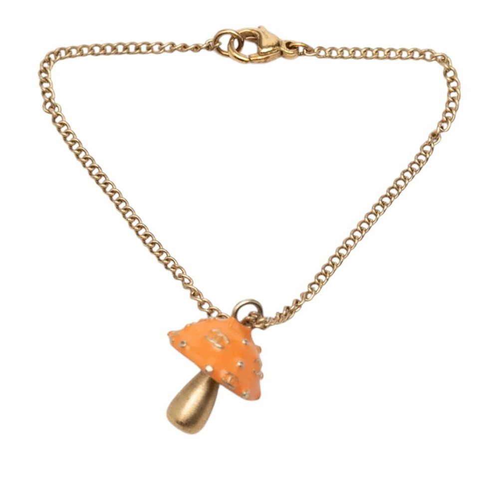 CHANEL Orange Logo Charm Bracelet - Picture 2 of 6